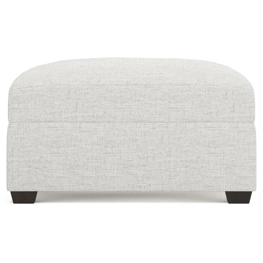 Avery Performance Ottoman - Heathered Ivory image