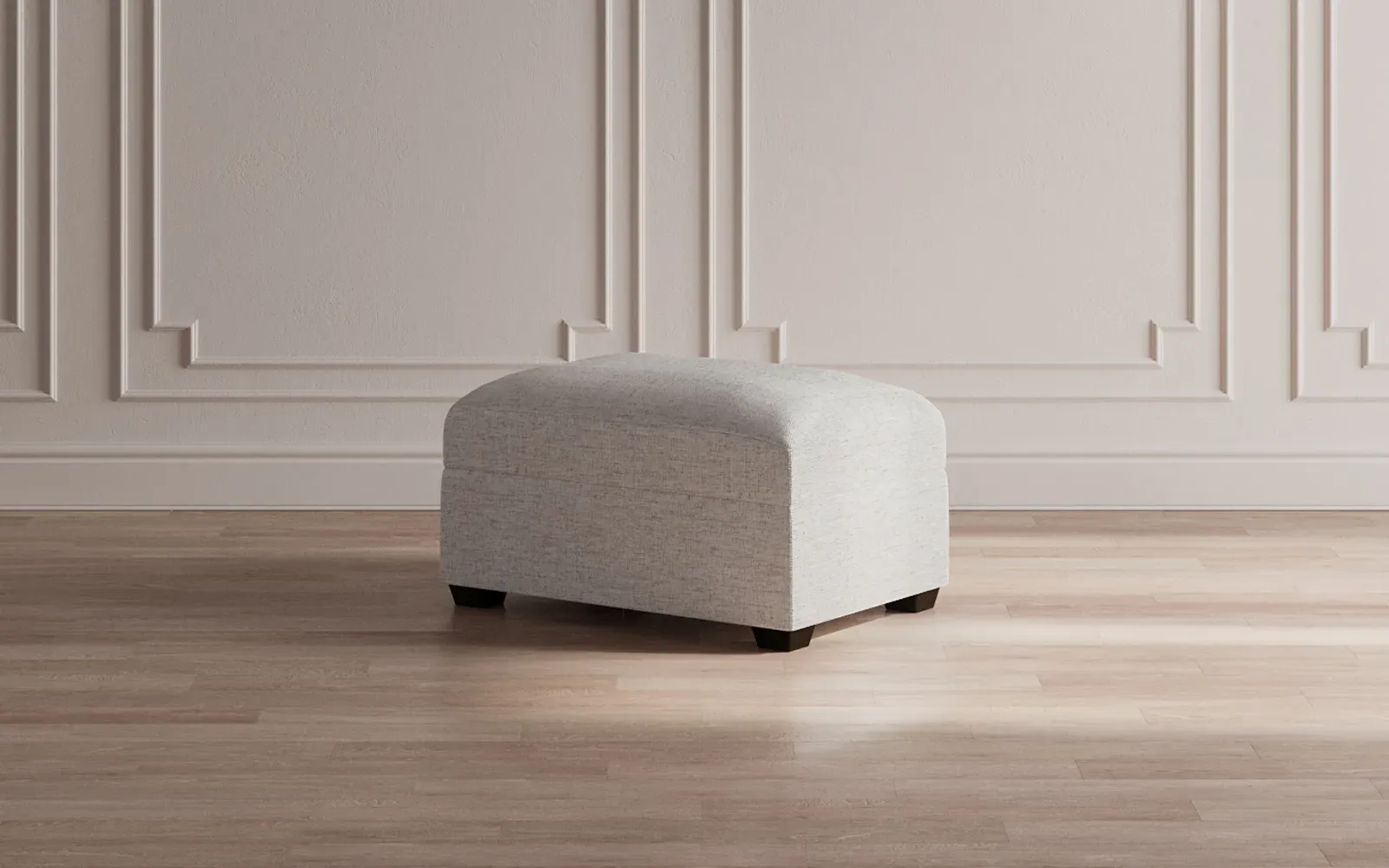 Avery Performance Ottoman - Nickel