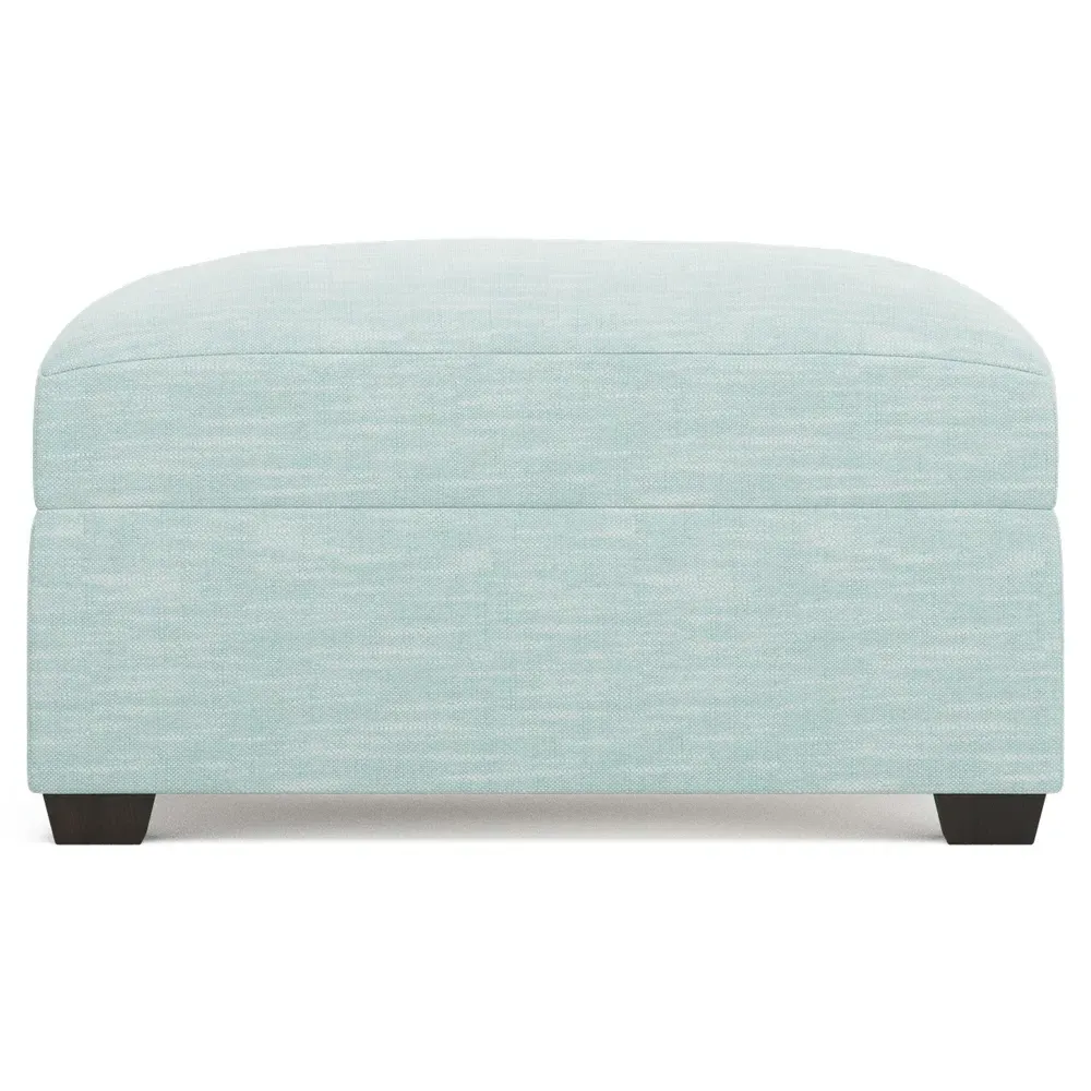 Avery Performance Ottoman - Sea Mint image