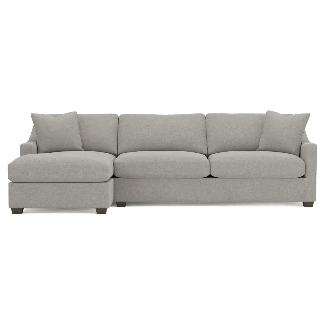 Avery Right Chaise Sectional - Pebble