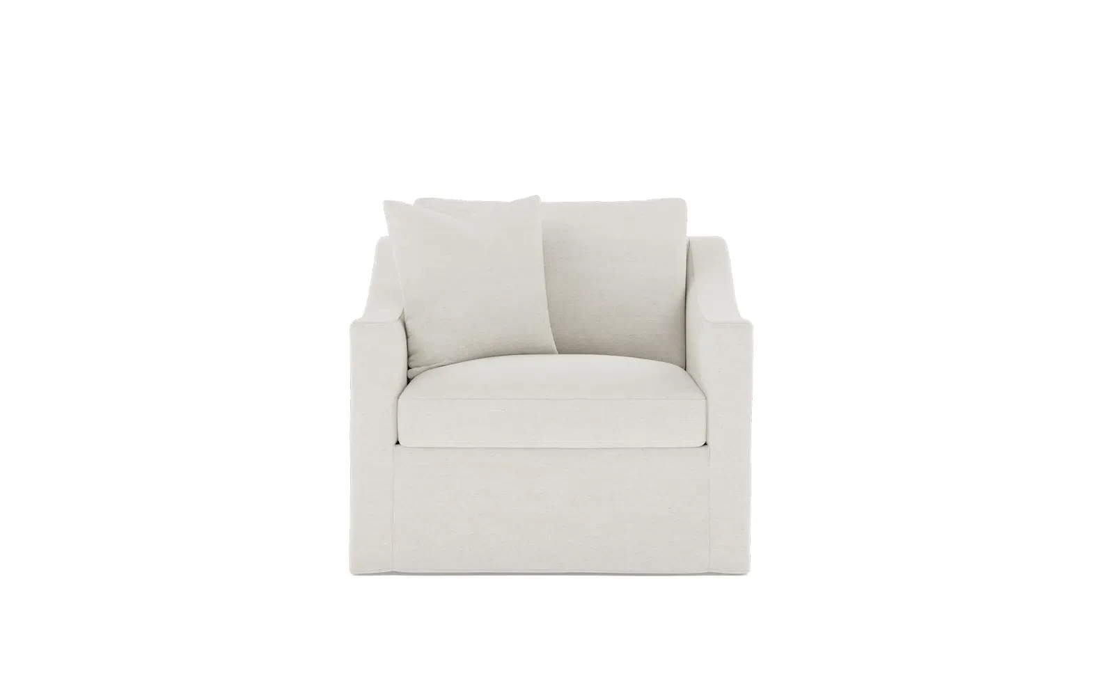 Avery Slipcovered Chair - Pearl