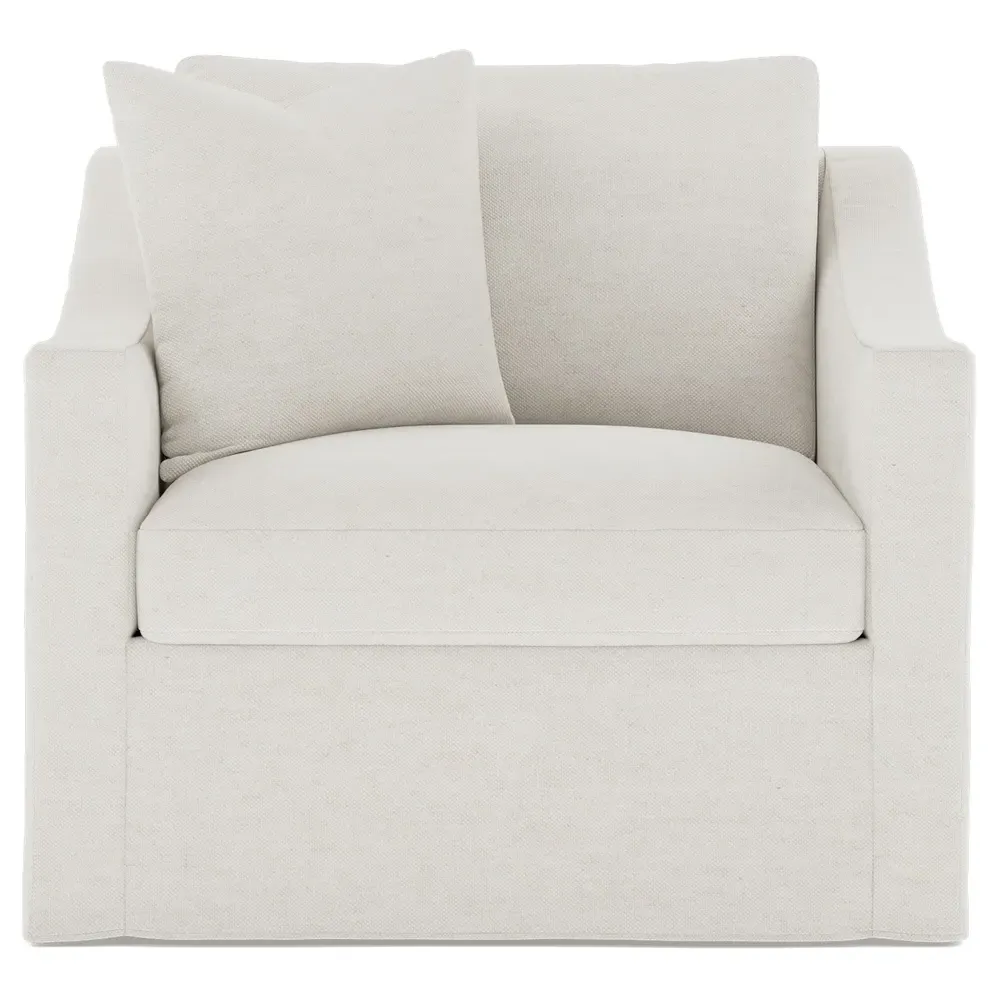 Avery Slipcovered Chair - Pearl
