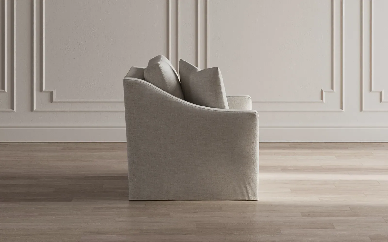 Avery Slipcovered Chair - Sand
