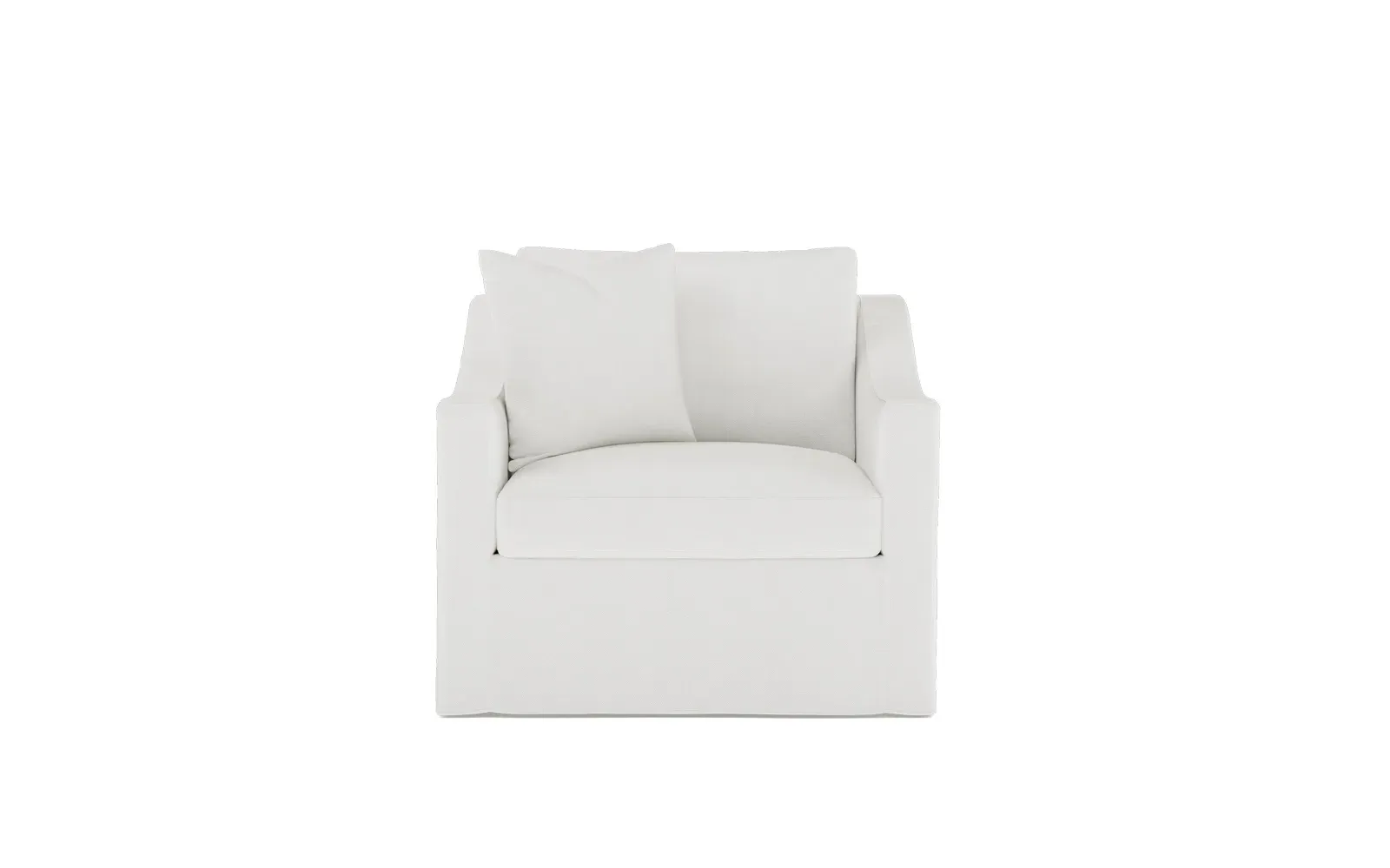 Avery Slipcovered Chair - Snow