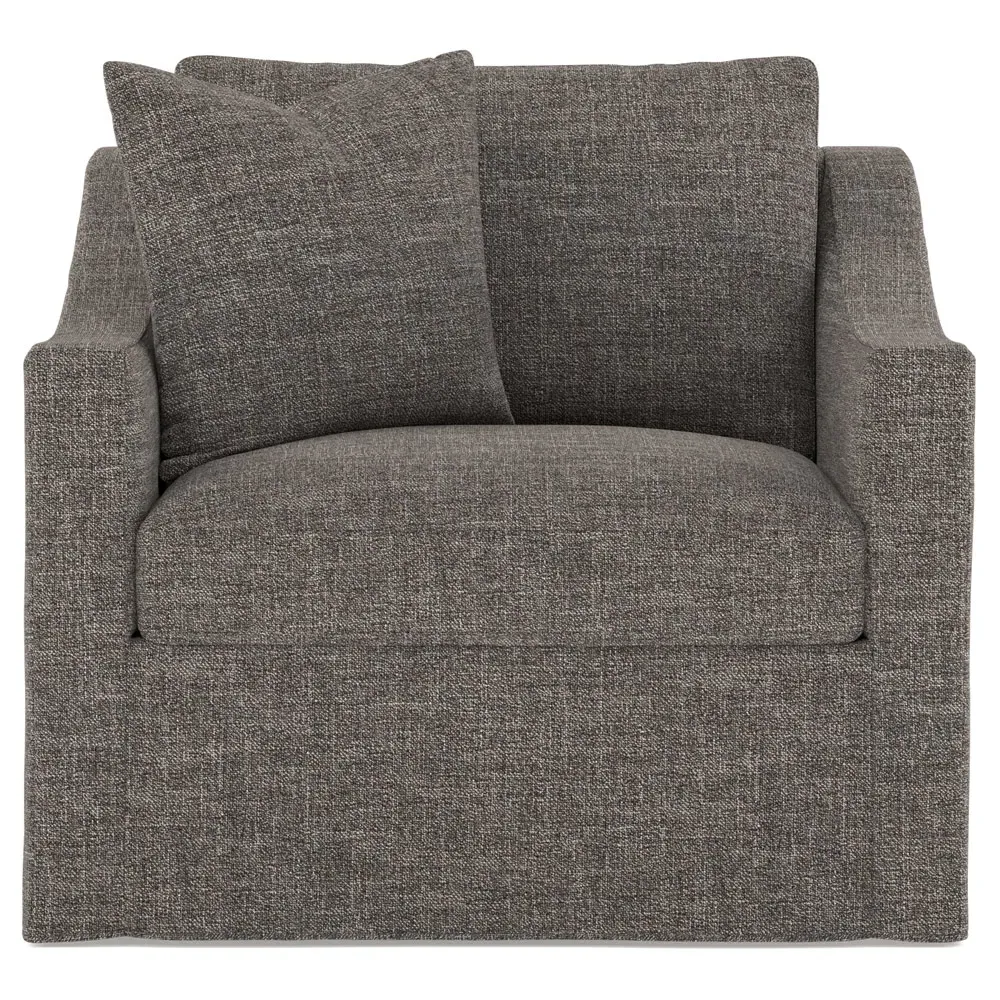 Avery Slipcovered Chair - Truffle