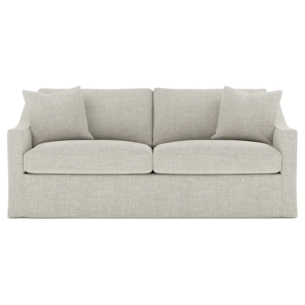 Avery Slipcovered Sofa - Fog image