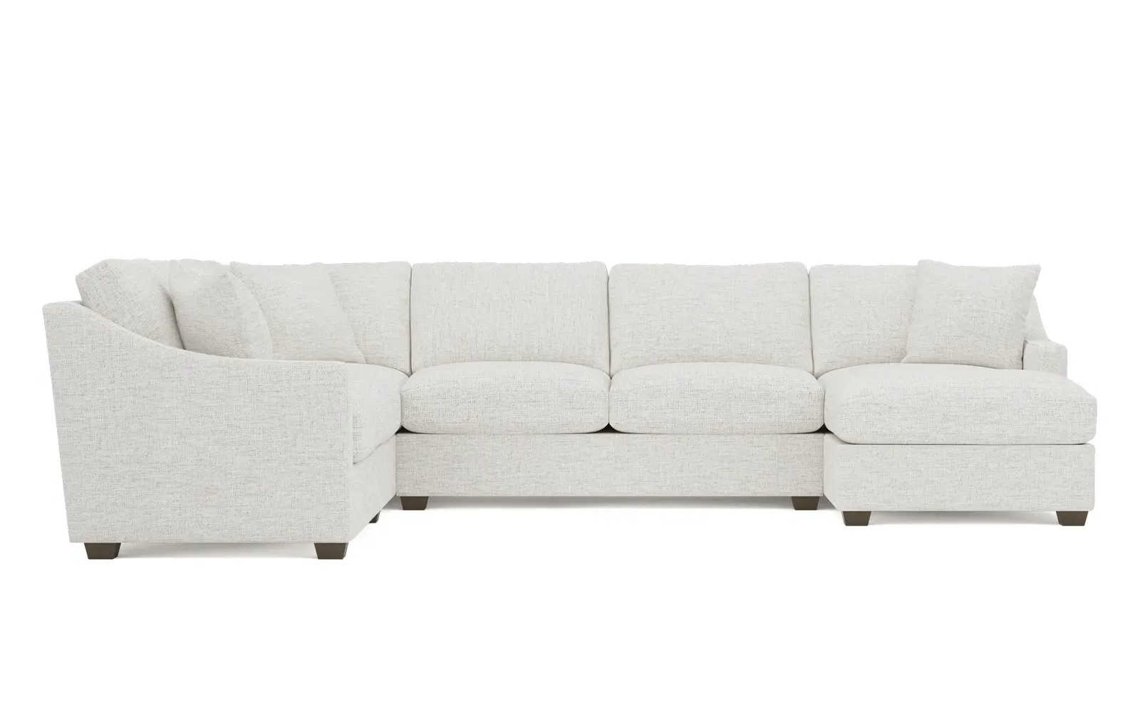Avery U-Shaped Sectional Sofa with Left Chaise - Heathered Ivory