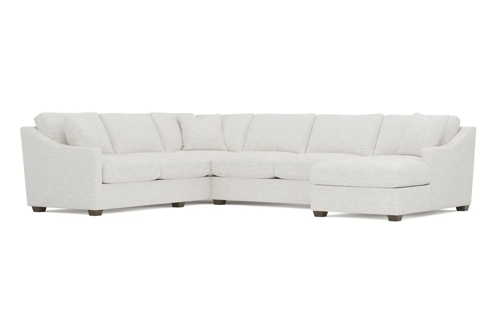 Avery U-Shaped Sectional Sofa with Left Chaise - Heathered Ivory