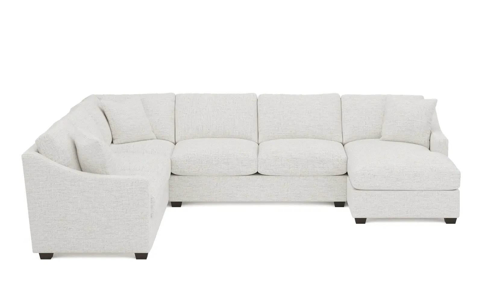 Avery U-Shaped Sectional Sofa with Left Chaise - Heathered Ivory