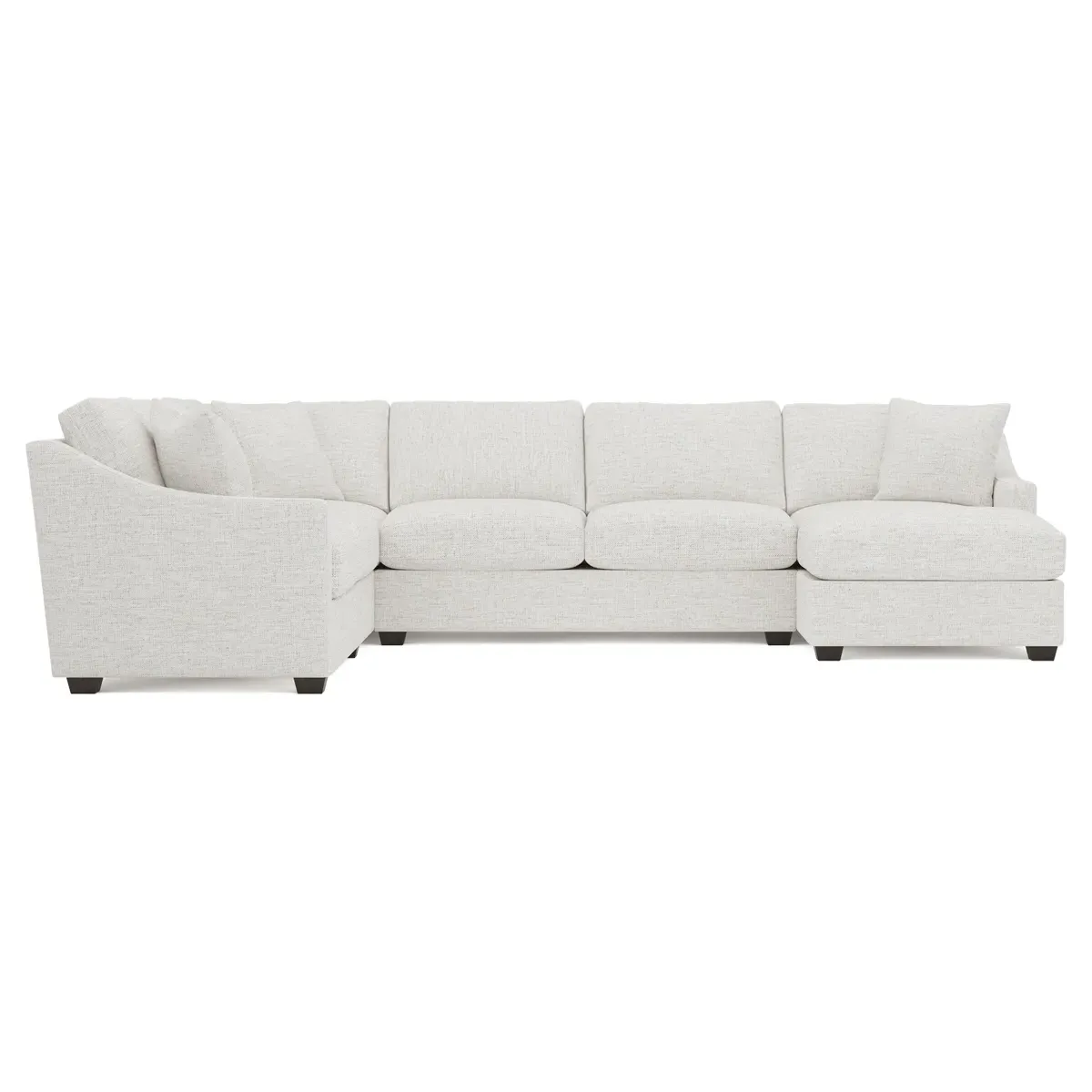 Avery U-Shaped Sectional Sofa with Left Chaise - Heathered Ivory