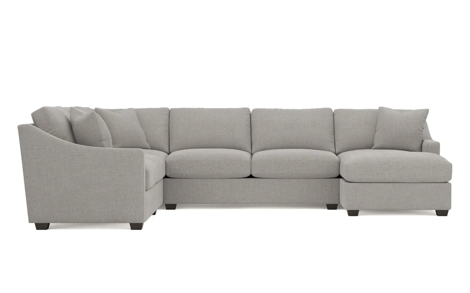 Avery U-Shaped Sectional Sofa with Left Chaise - Pebble