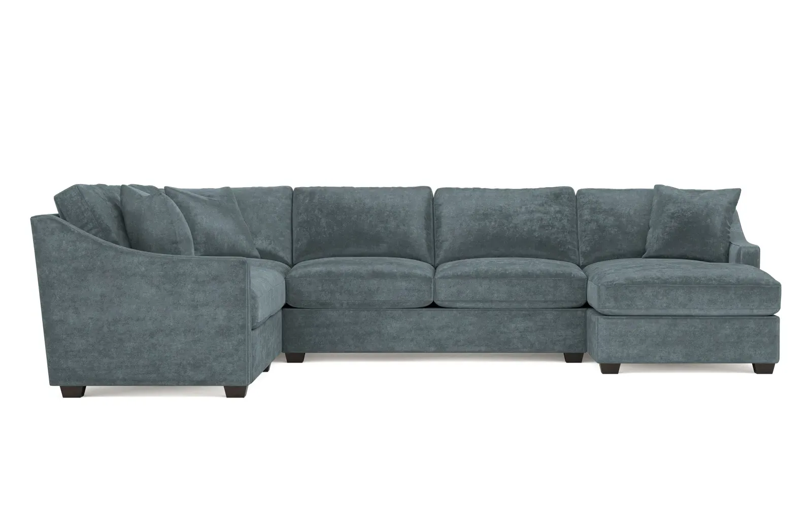 Avery U-Shaped Sectional Sofa with Left Chaise - Slate Blue