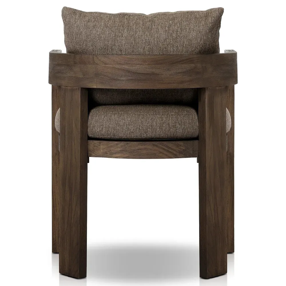 Aviel Dining Arm Chair - Brown, Teak