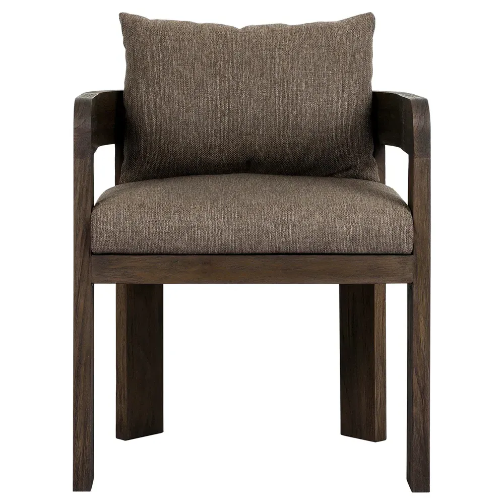 Aviel Dining Arm Chair - Brown, Teak