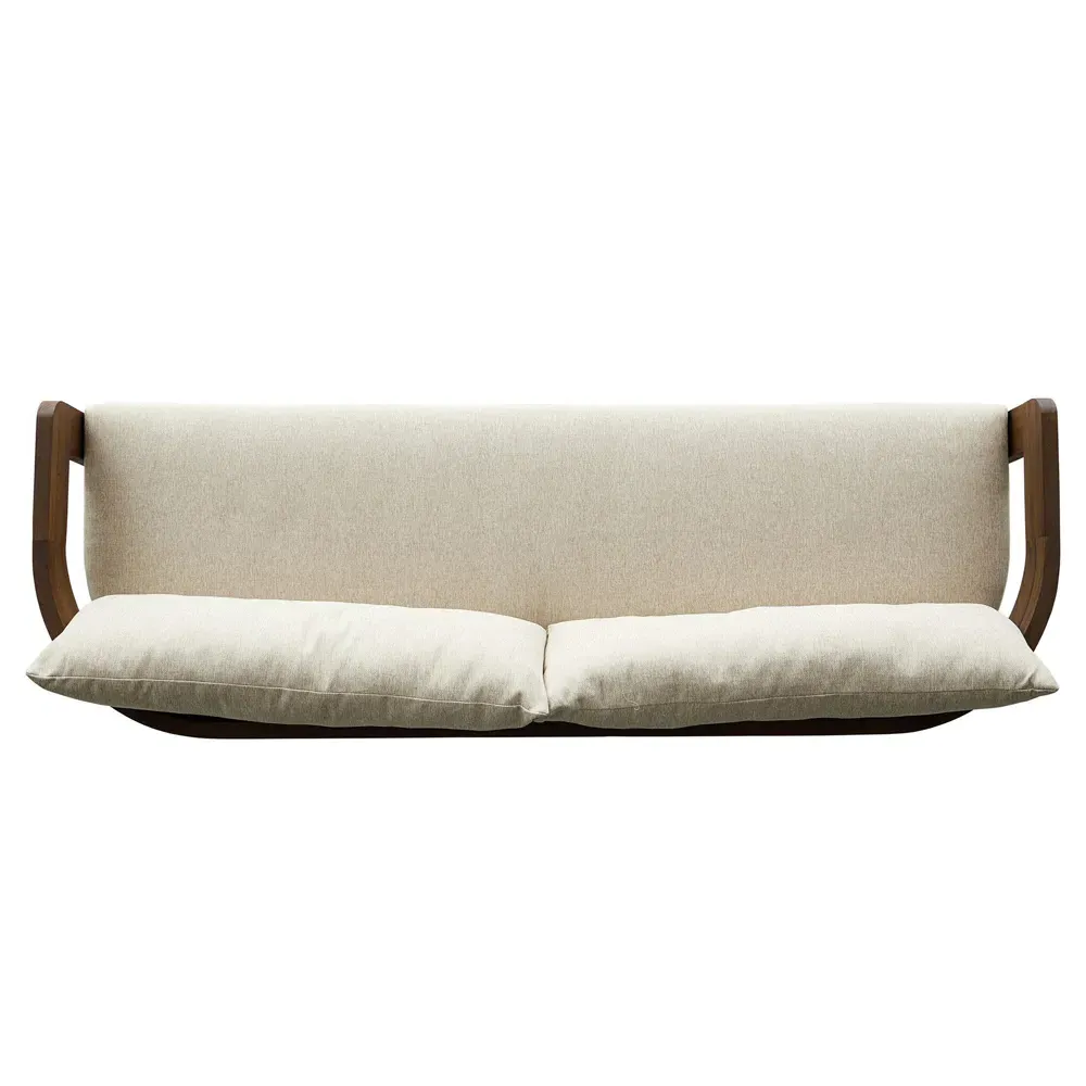 Aviel Outdoor Sofa - Beige, Teak