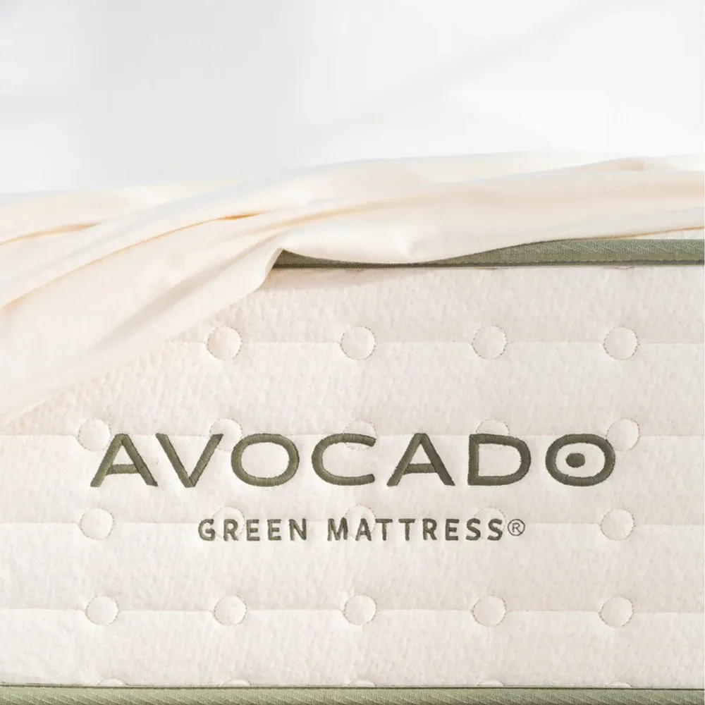Avocado Cream Twin XL Waterproof Mattress Protector - Ivory