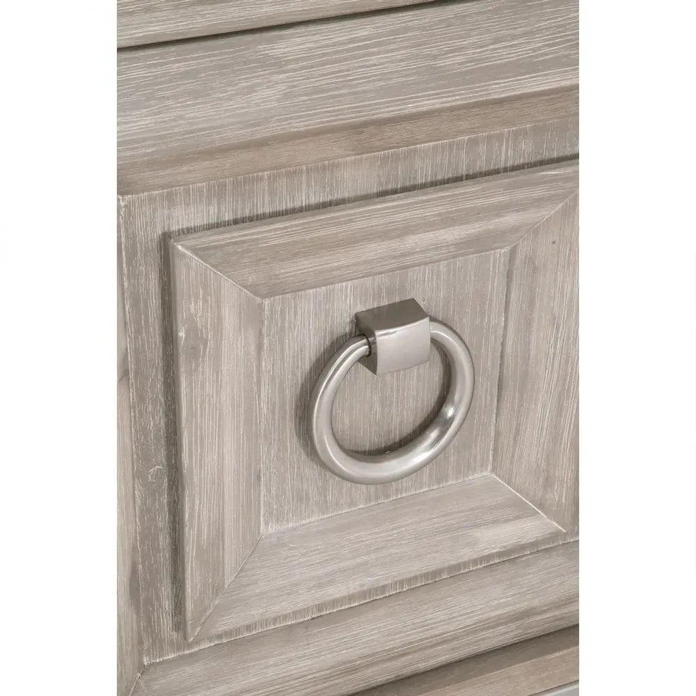 Avril Media Cabinet - Grey, Marble