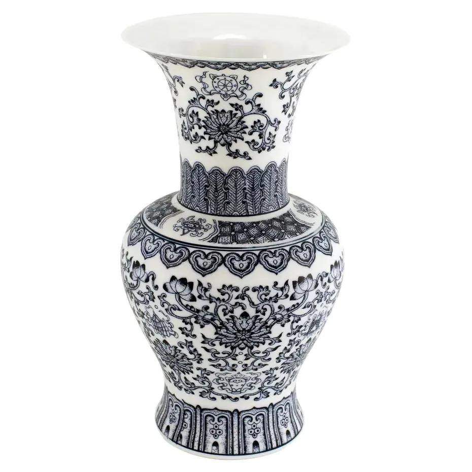 Axel Baluster Vase - Black, Porcelain image