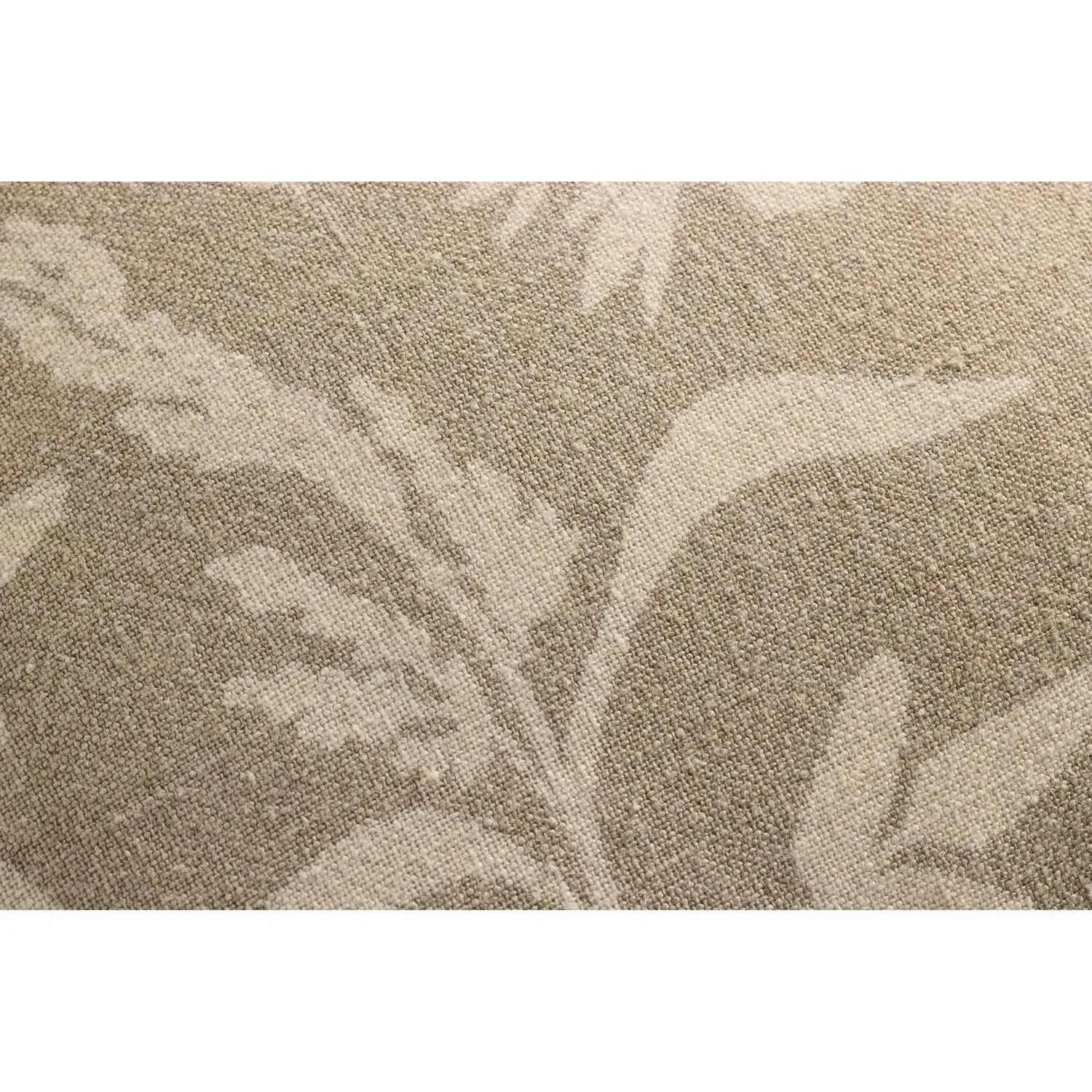 Ayana 18x18 Floral Throw Pillow - Natural, Cotton