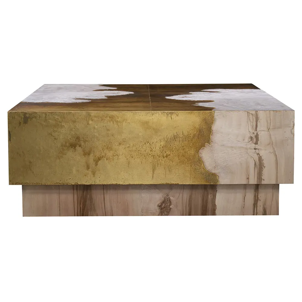 Ayesha Rectangular Coffee Table - Brown, Wood