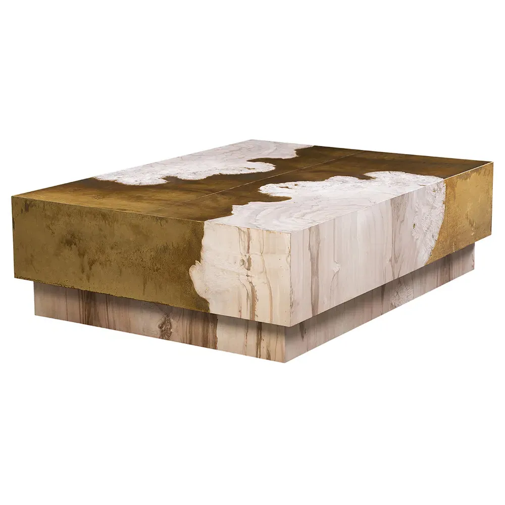 Ayesha Rectangular Coffee Table - Brown, Wood