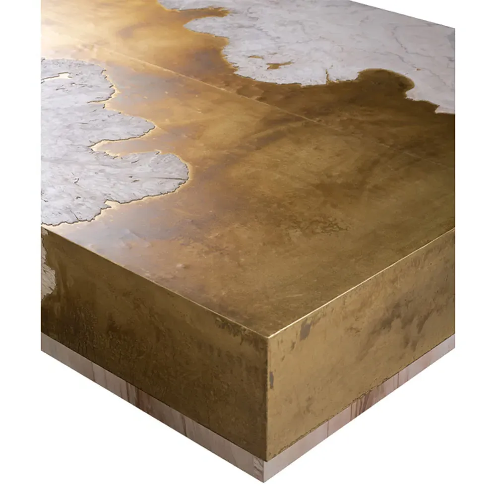 Ayesha Rectangular Coffee Table - Brown, Wood