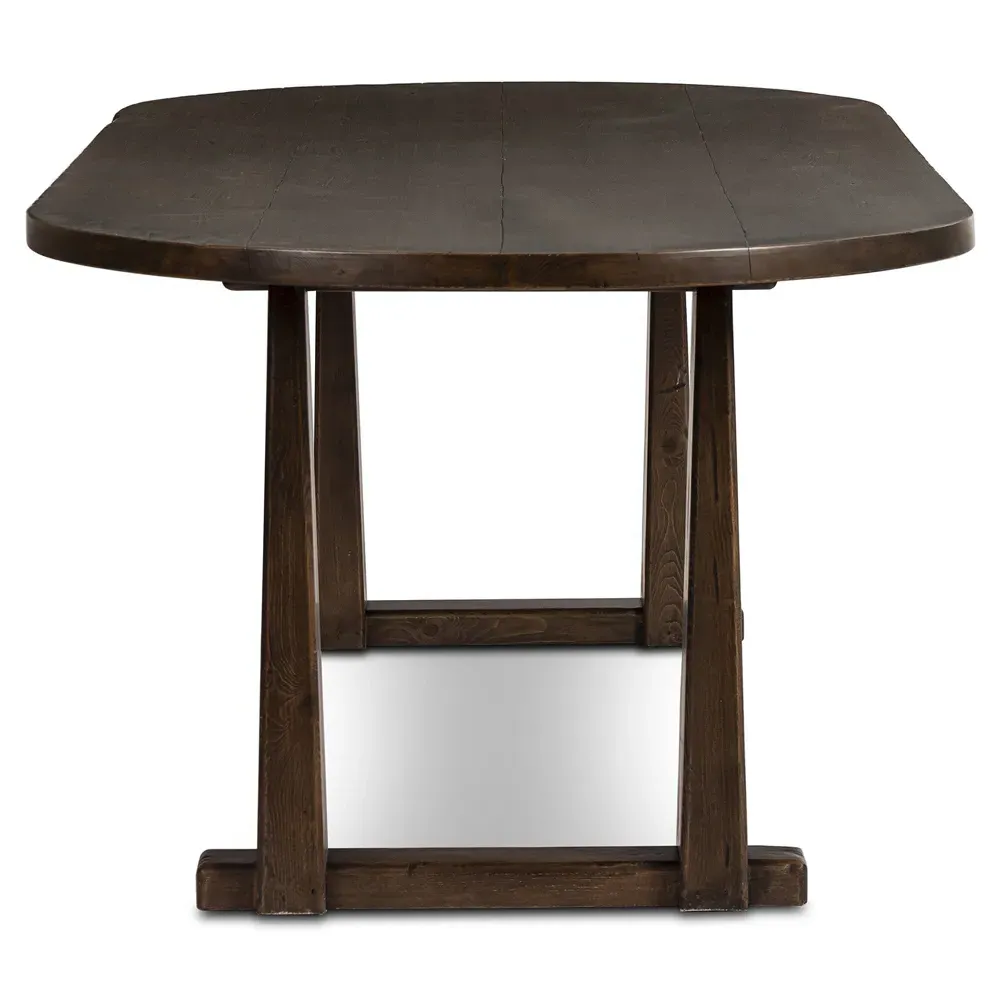 Ayla Oval Dining Table - Aged Pine