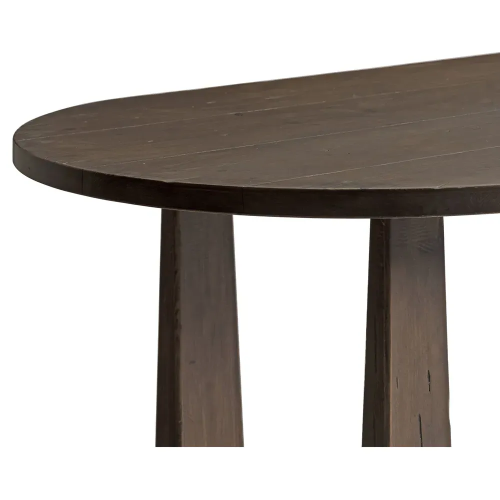 Ayla Oval Dining Table - Aged Pine