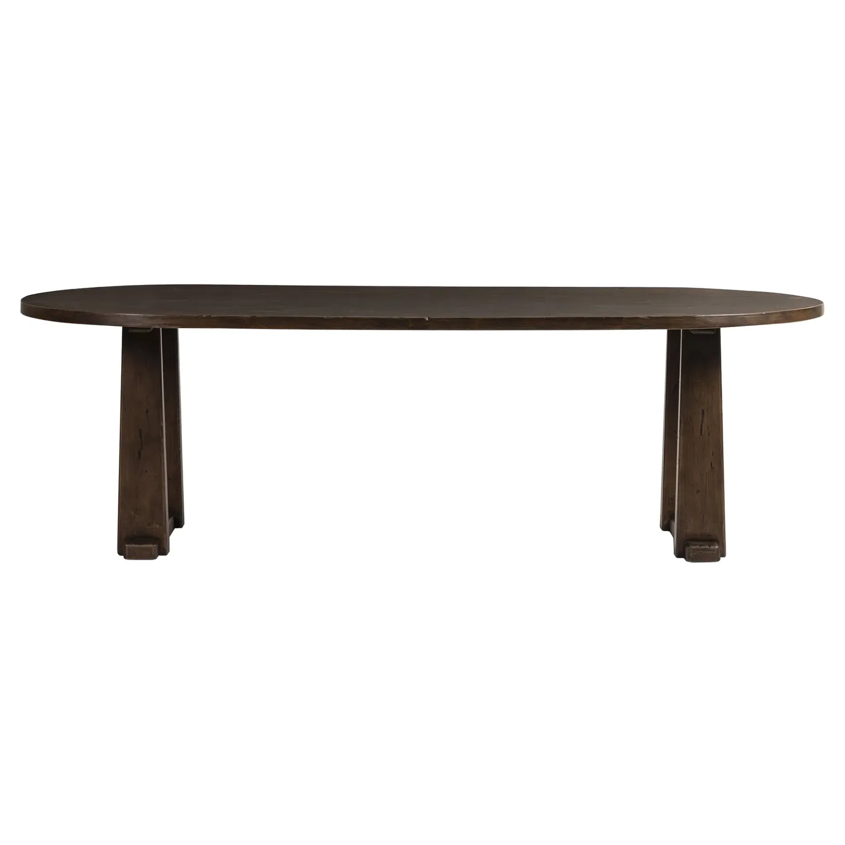 Ayla Oval Dining Table - Aged Pine image