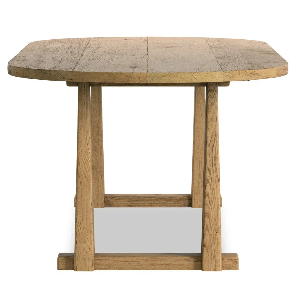 Ayla Oval Dining Table - Worn Oak