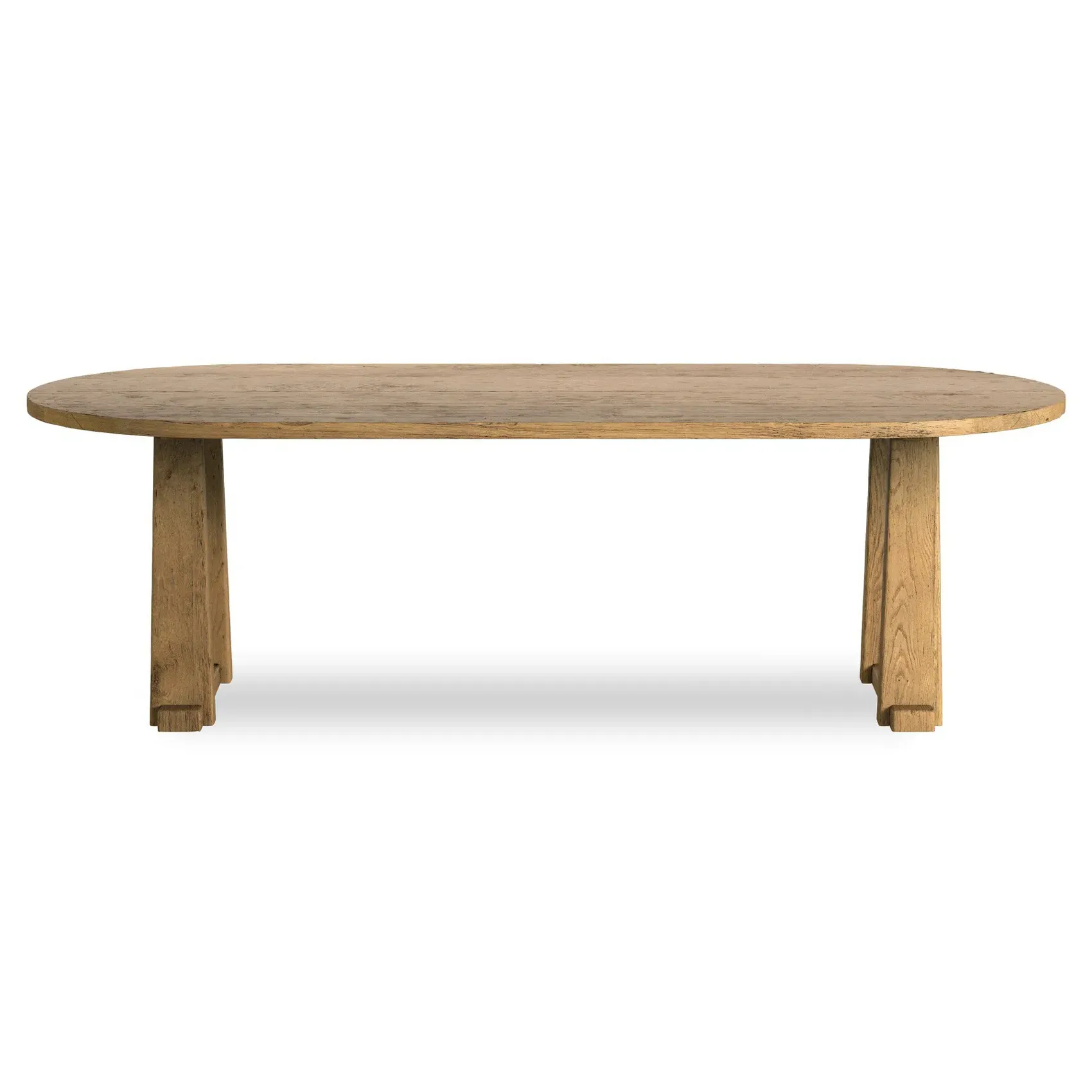 Ayla Oval Dining Table - Worn Oak
