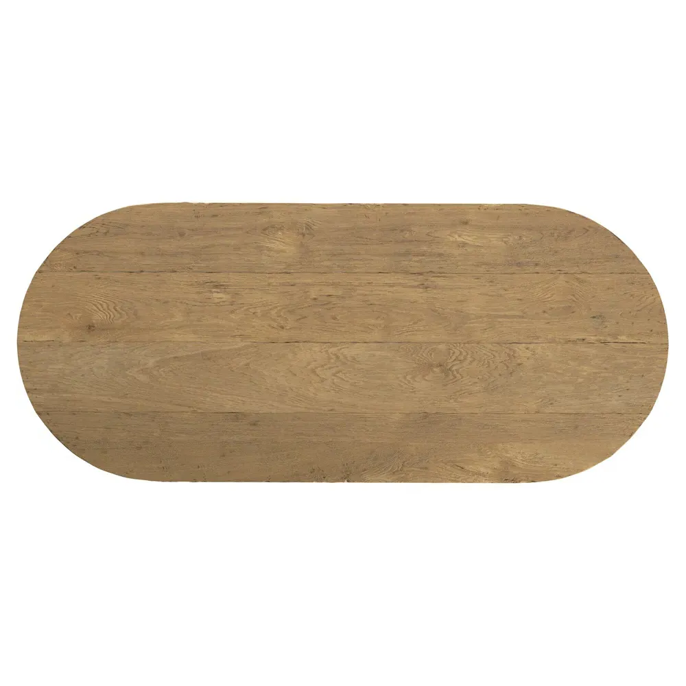 Ayla Oval Dining Table - Worn Oak