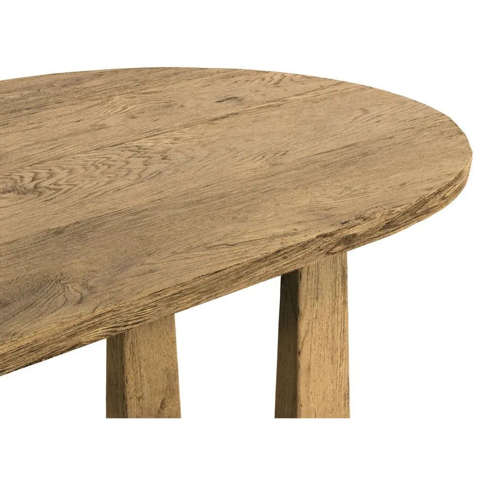 Ayla Oval Dining Table - Worn Oak