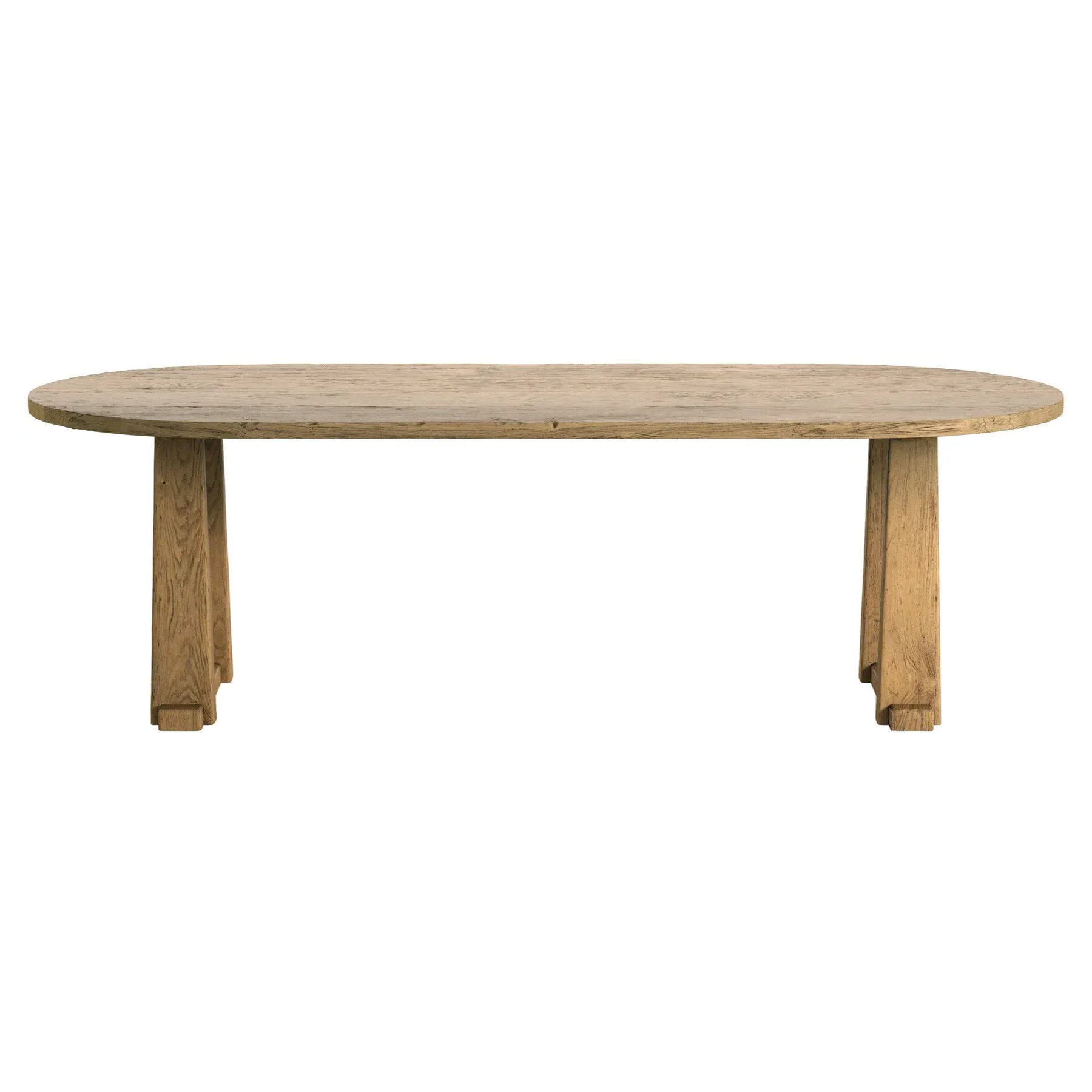 Ayla Oval Dining Table - Worn Oak