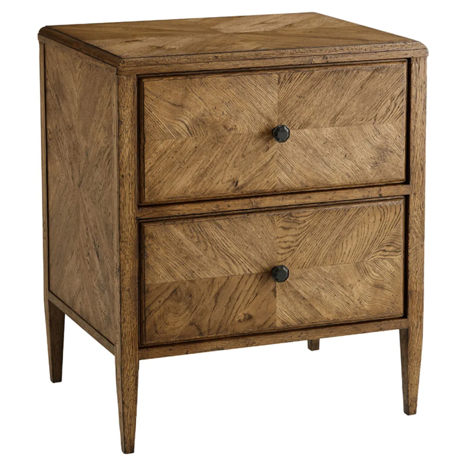 Ayra 2 Drawer Nightstand - Dawn, Oak image