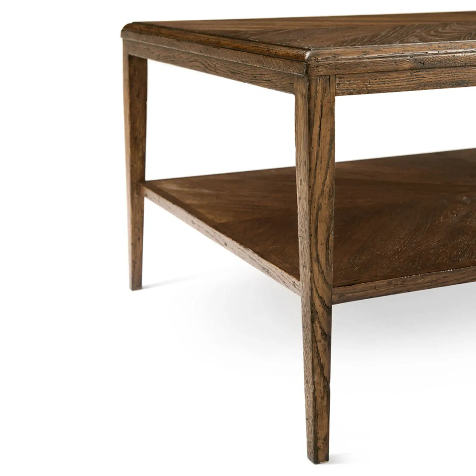 Ayra 2 Tier Rectangular Coffee Table - Dusk, Oak