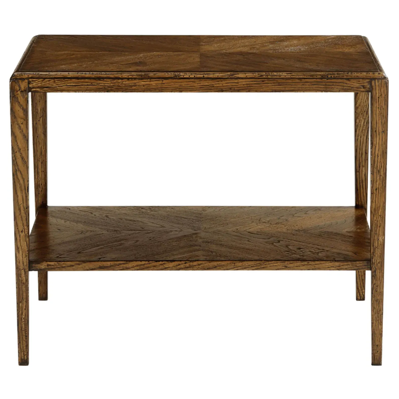 Ayra 2 Tier Rectangular Side Table - Dusk, Oak