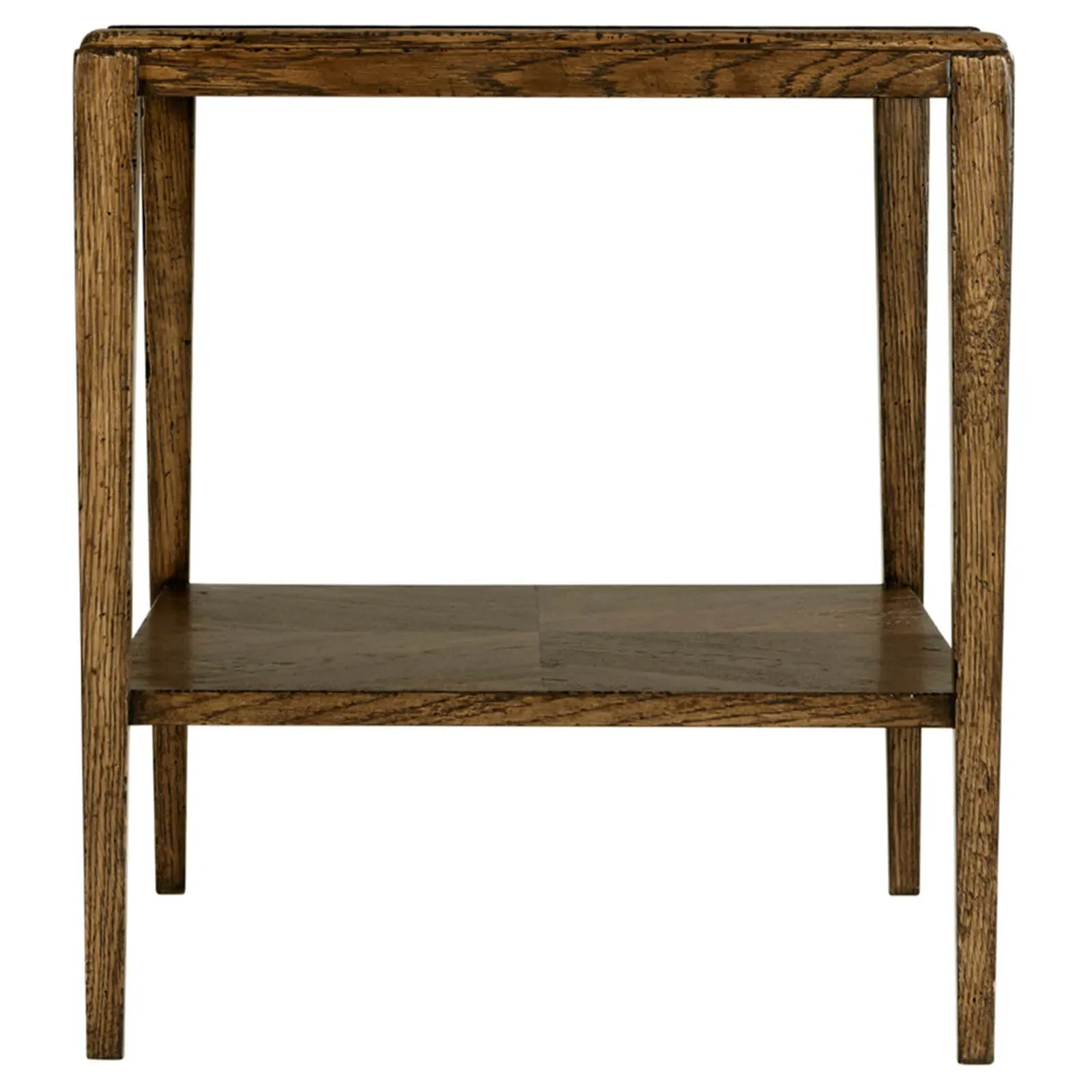 Ayra 2 Tier Rectangular Side Table - Dusk, Oak