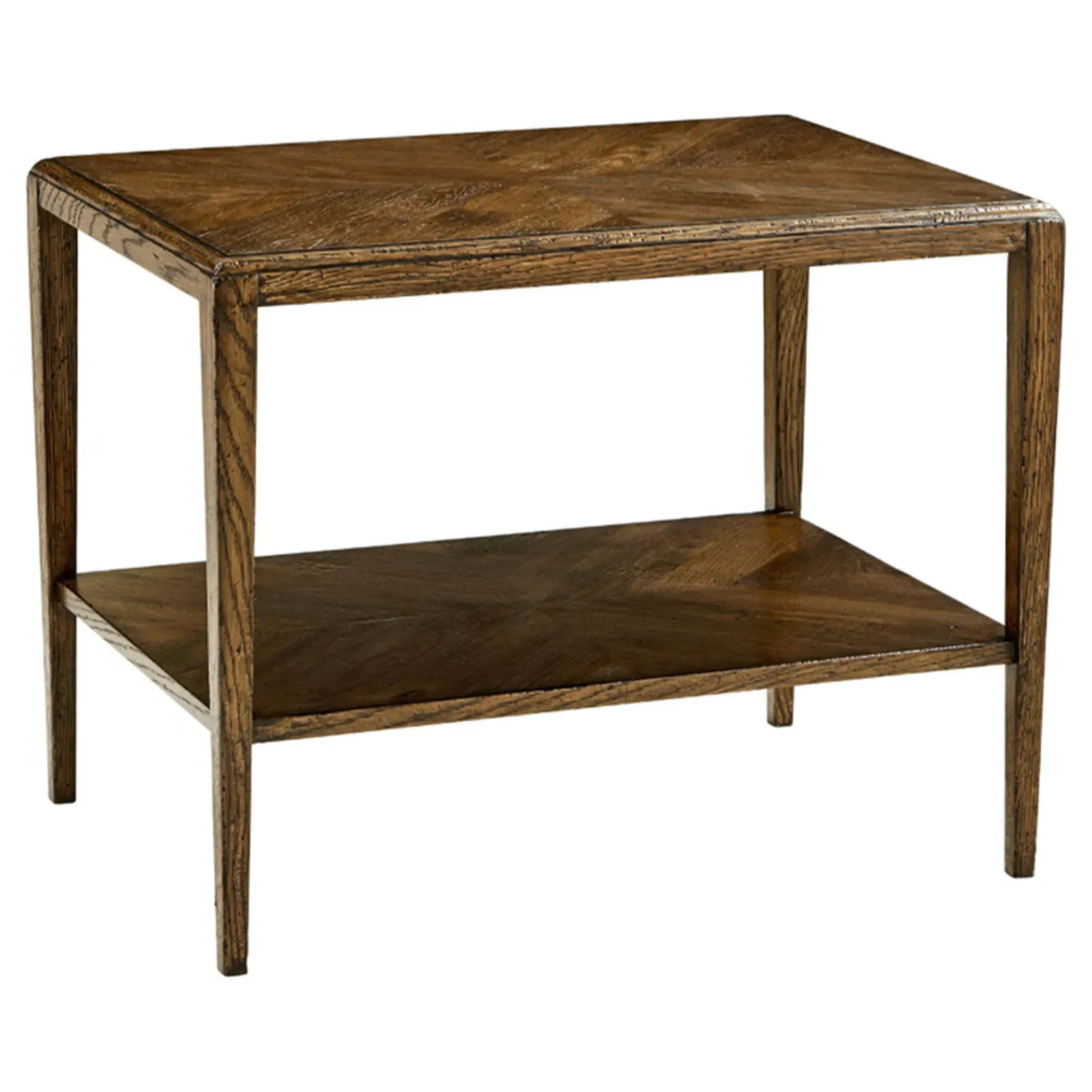 Ayra 2 Tier Rectangular Side Table - Dusk, Oak image