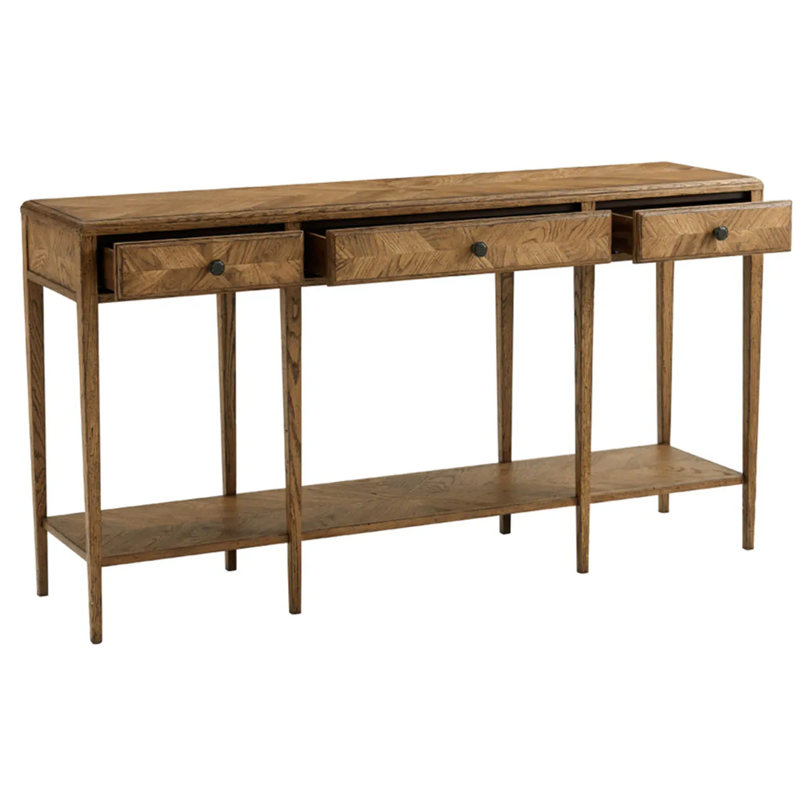 Ayra 3 Drawer Console Table - Dawn, Oak