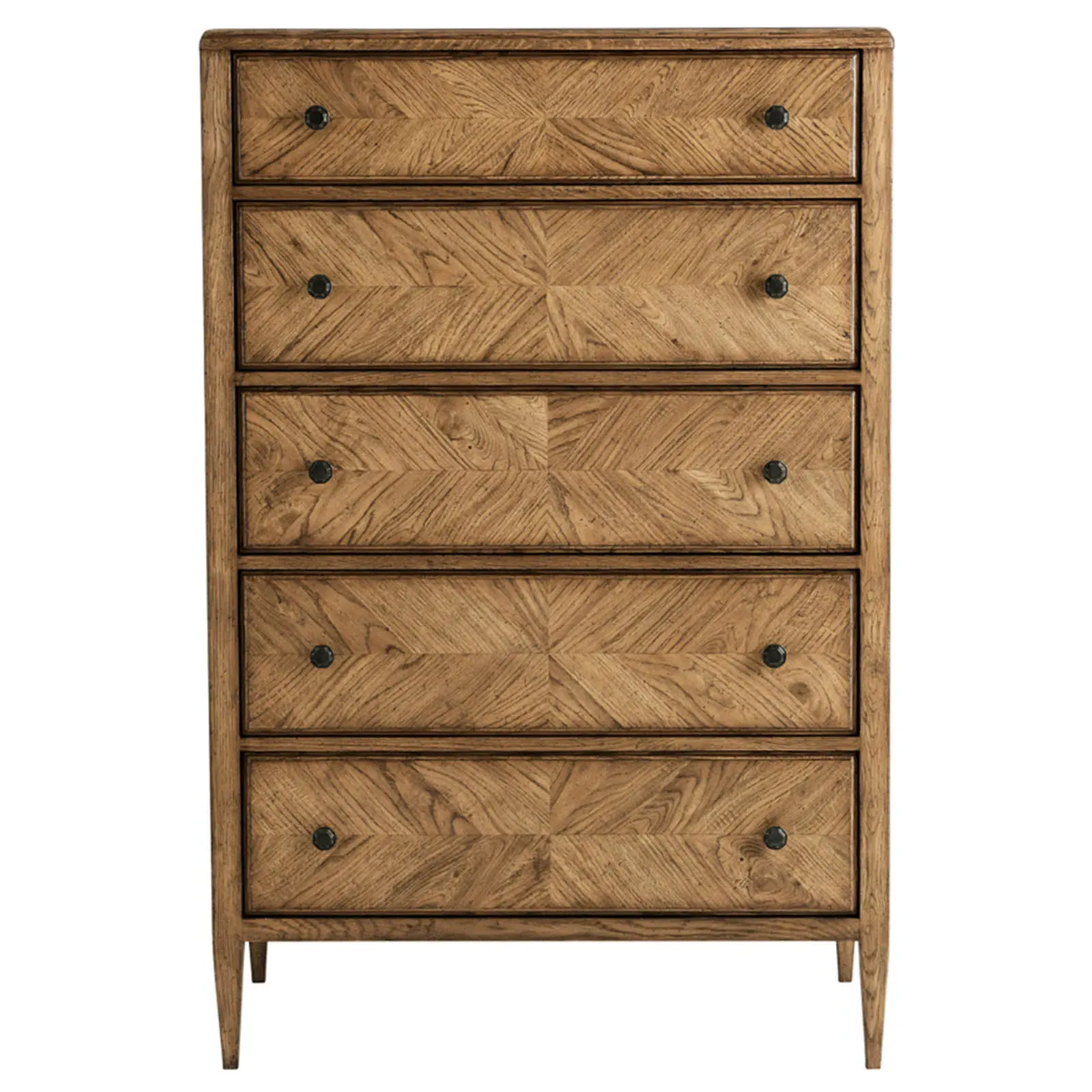 Ayra 5 Drawer Tall Chest - Dawn, Oak