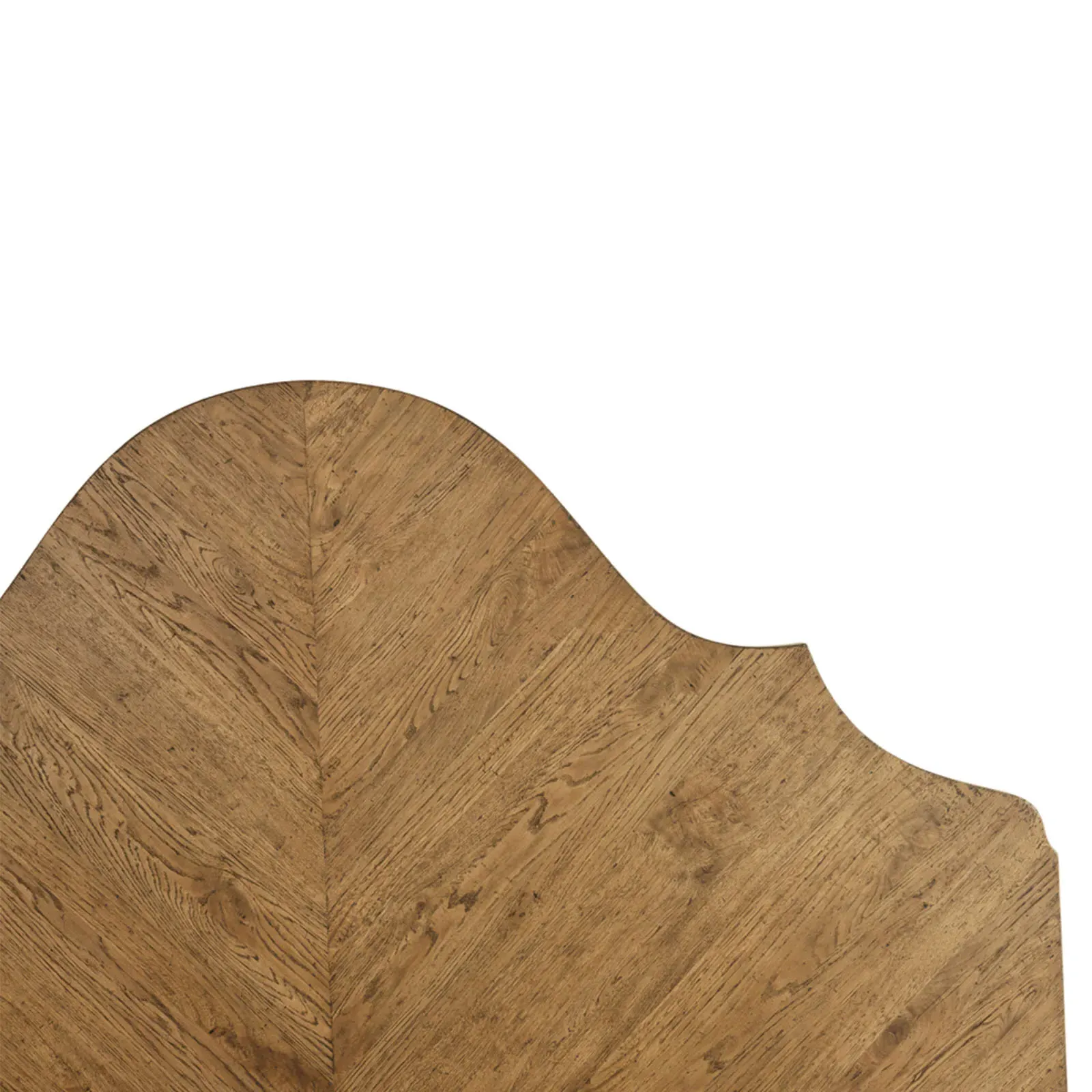 Ayra King Size Bed Frame - Brown Wood