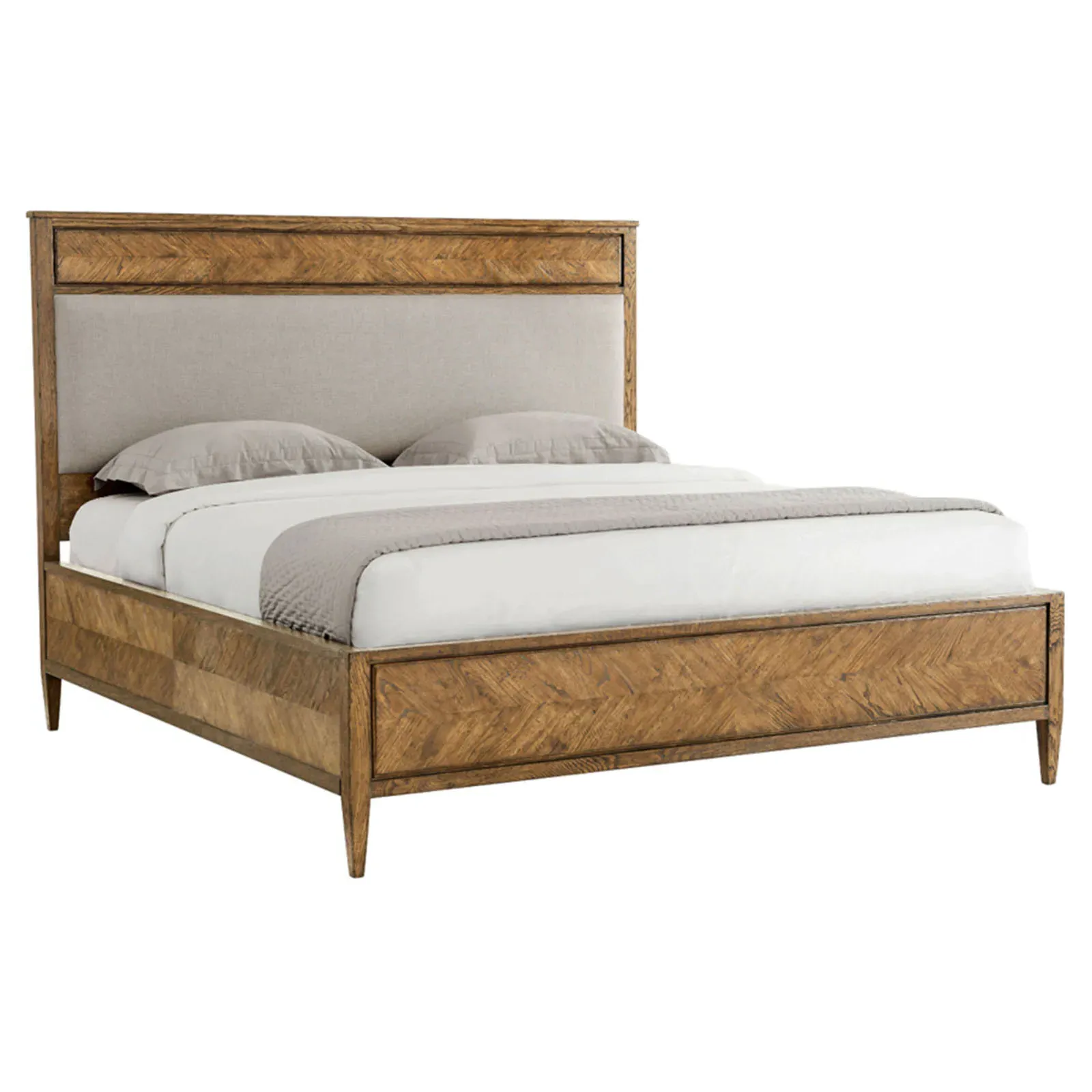 Ayra King Size Bed Frame - Dawn, Oak