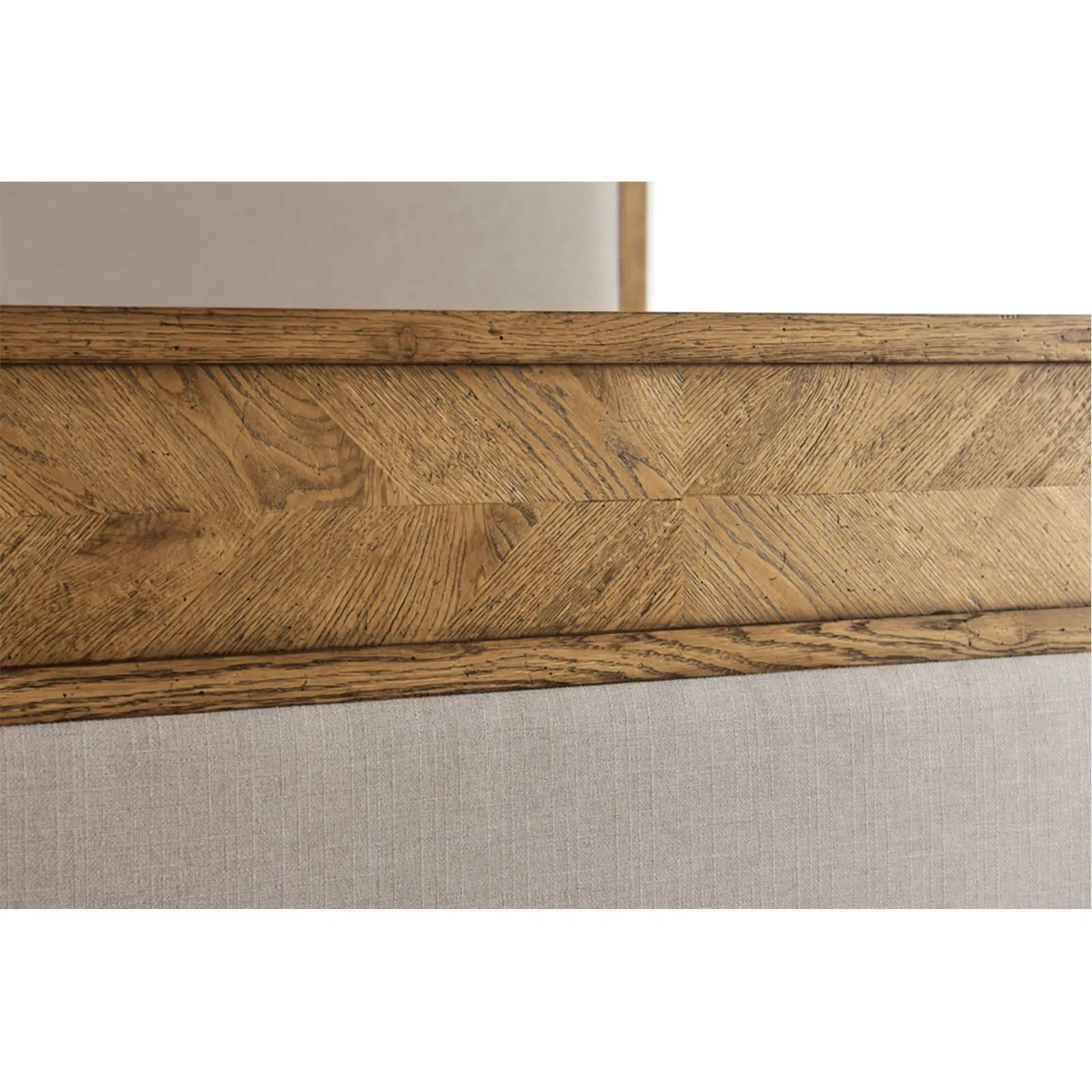 Ayra King Size Canopy Bed Frame - Dawn, Oak