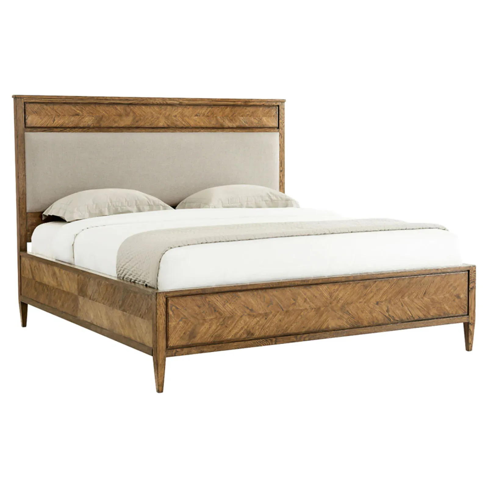 Ayra Queen Size Bed Frame - Dawn, Oak image