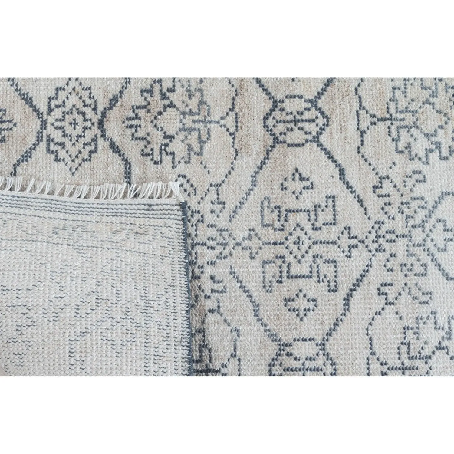 Azalea Oushak Hand Knotted Rug - Blue, PET