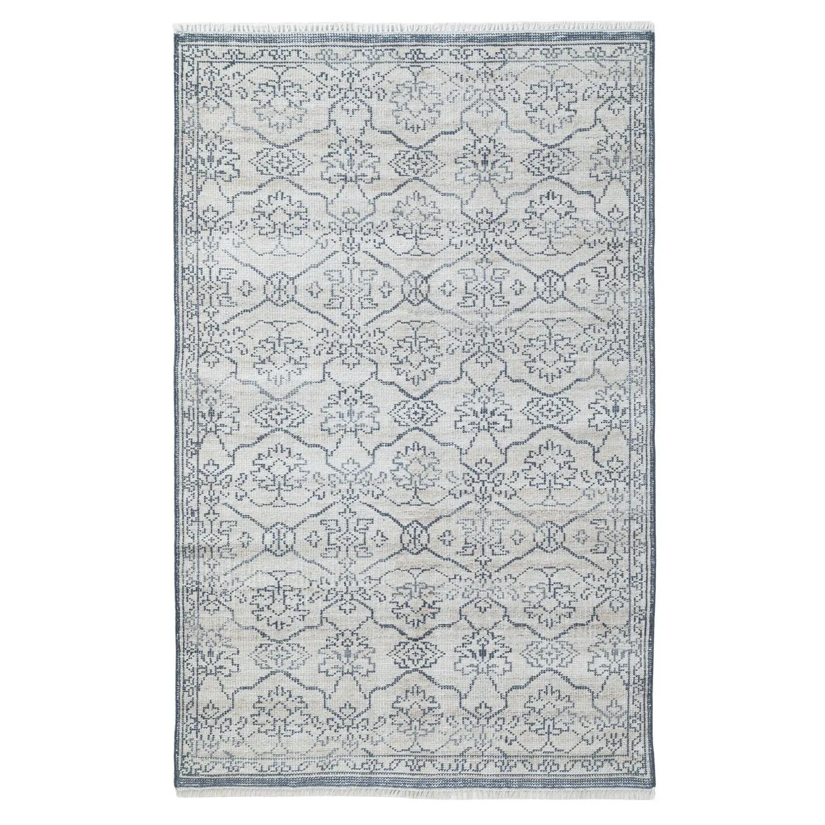 Azalea Oushak Hand Knotted Rug - Blue, PET image