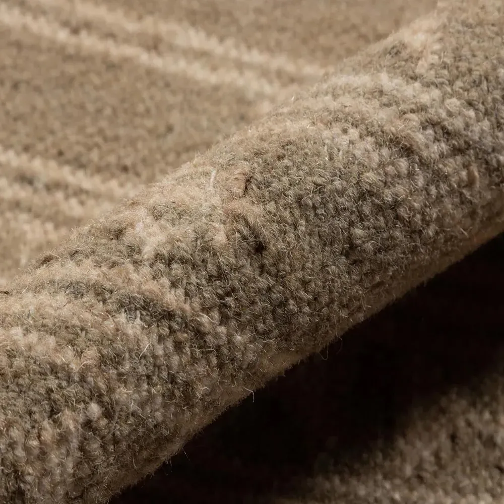 Azores Tribal Patterned Rug - Brown, Wool