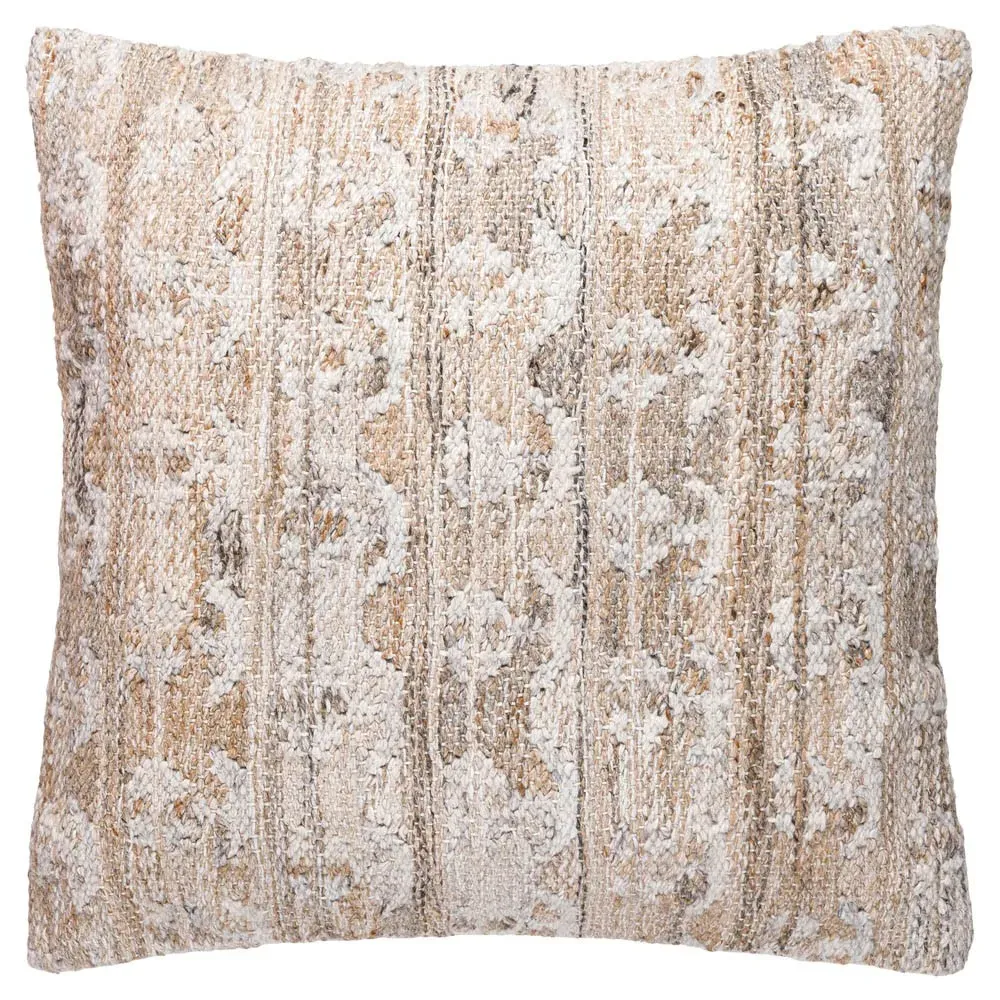 Azriel 22x22 Throw Pillow Indoor Outdoor - Tan, Textured