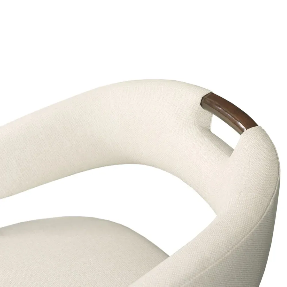 Bailey Game Chair with Casters - Brown, Hardwood